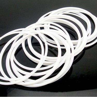 anello di backup in teflon bianco teflon backup ring white
